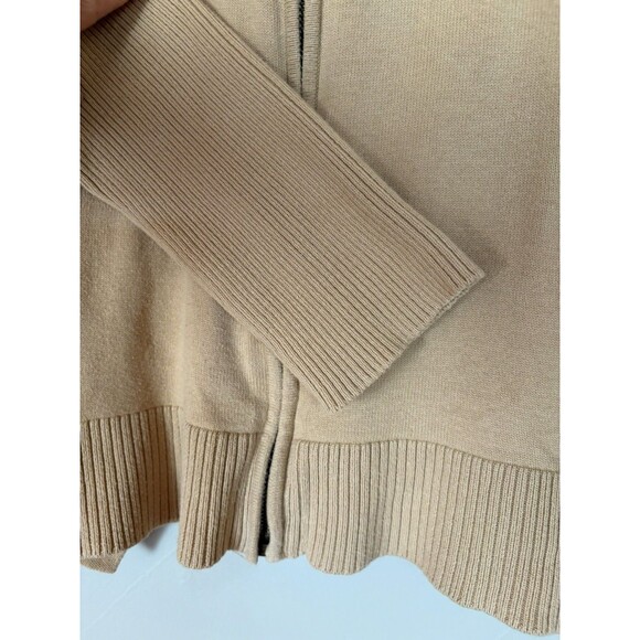 Ralph Lauren Shooting Cardigan Sweater Long Sleeve 100% Cotton Pockets Zip SZ M - Picture 12 of 15